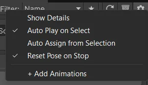 Pantalla de ajustes del editor
