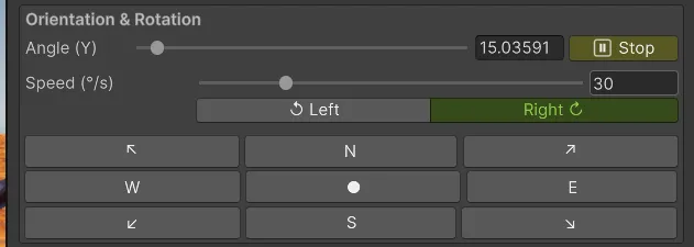 Controles de Rotación en Animation Control Hub