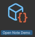 OpenNote asset creado desde el Project window
